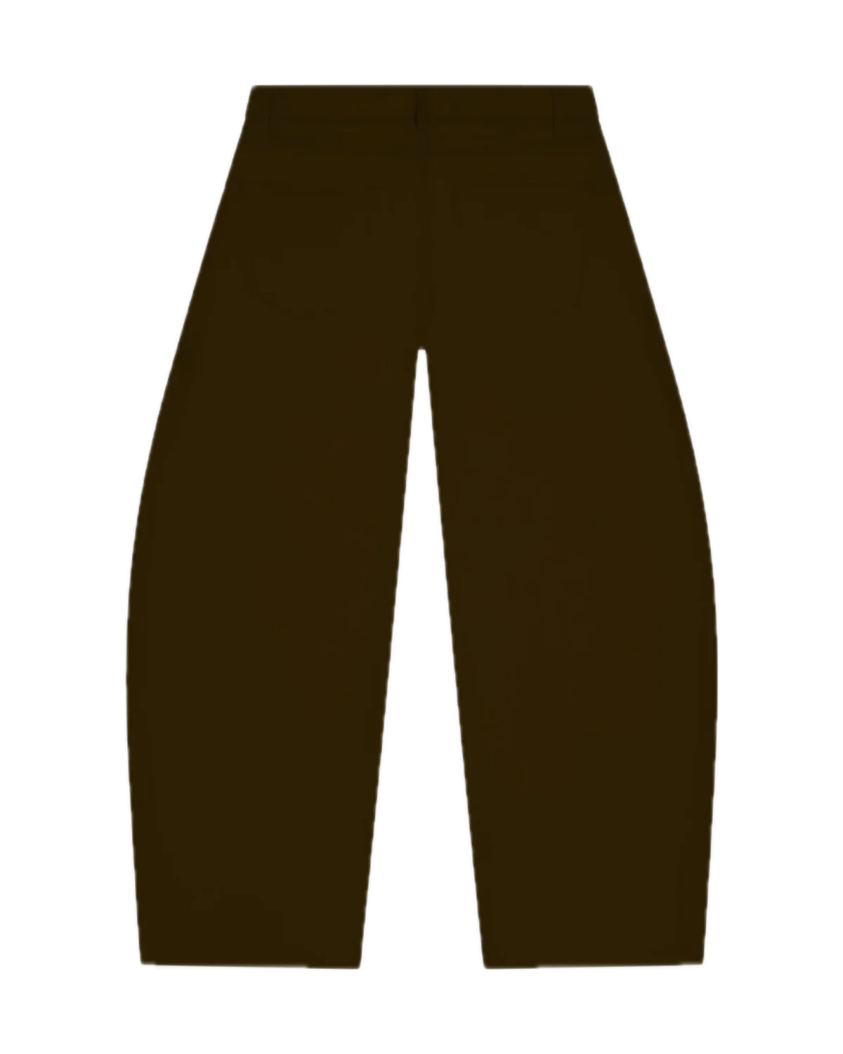 Pantalon balloon chocolat, vue de dos